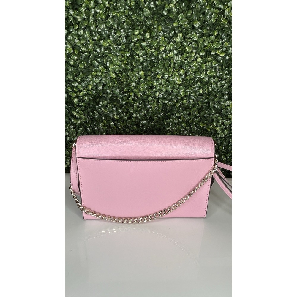 NWT KATE SPADE HARLOW PEBBLED LEATHER CROSSBODY PURSE - ROSE SMOKE - MSRP $279 - Picture 3 of 8